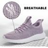 imageLamincoa Slip On Womens Walking Shoes Tennis Running Shoes Lightweight Memory Foam Gym Sneakers Jogging and Casual Sports Shoes for WomenPurple