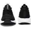 imageLamincoa Womens Walking Running Sneakers Slip on Tennis Shoes Casual Athltic Gym Workout SneakersBlackWhite