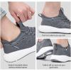 imageLamincoa Womens Walking Running Sneakers Slip on Tennis Shoes Casual Athltic Gym Workout SneakersDarkgrey