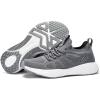 imageLamincoa Womens Walking Running Sneakers Slip on Tennis Shoes Casual Athltic Gym Workout SneakersDarkgrey