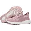 imageLamincoa Womens Walking Running Sneakers Slip on Tennis Shoes Casual Athltic Gym Workout SneakersPink