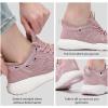 imageLamincoa Womens Walking Running Sneakers Slip on Tennis Shoes Casual Athltic Gym Workout SneakersPink
