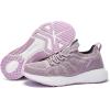 imageLamincoa Womens Walking Running Sneakers Slip on Tennis Shoes Casual Athltic Gym Workout SneakersPurple