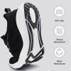imageLamincoa Womens Walking Shoes Running Lightweight Sneakers Comfortable Tennis Athletic Shoes Outdoor Gym Sport WorkoutBlackWhite
