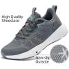 imageLamincoa Womens Walking Shoes Running Lightweight Sneakers Comfortable Tennis Athletic Shoes Outdoor Gym Sport WorkoutDarkgrey