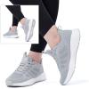 imageLamincoa Womens Walking Shoes Running Lightweight Sneakers Comfortable Tennis Athletic Shoes Outdoor Gym Sport WorkoutLightgrey