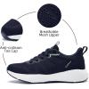 imageLamincoa Womens Walking Shoes Running Lightweight Sneakers Comfortable Tennis Athletic Shoes Outdoor Gym Sport WorkoutNavyblue