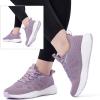 imageLamincoa Womens Walking Shoes Running Lightweight Sneakers Comfortable Tennis Athletic Shoes Outdoor Gym Sport WorkoutPurple