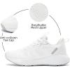 imageLamincoa Womens Walking Shoes Running Lightweight Sneakers Comfortable Tennis Athletic Shoes Outdoor Gym Sport WorkoutWhite