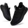 imageLamincoa Slip On Womens Walking Shoes Tennis Running Shoes Lightweight Memory Foam Gym Sneakers Jogging and Casual Sports Shoes for WomenBlack