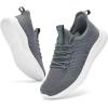 imageLamincoa Slip On Womens Walking Shoes Tennis Running Shoes Lightweight Memory Foam Gym Sneakers Jogging and Casual Sports Shoes for WomenGrey