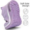 imageLamincoa ToddlerLittle Kids Boys Girls Lightweight Sneakers UnisexChild Air Running NonSlip Athletic Tennis ShoesLight Purple