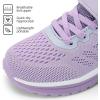 imageLamincoa ToddlerLittle Kids Boys Girls Lightweight Sneakers UnisexChild Air Running NonSlip Athletic Tennis ShoesLight Purple