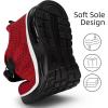imageLamincoa ToddlerLittle Kids Boys Girls Lightweight Sneakers UnisexChild Air Running NonSlip Athletic Tennis ShoesRed