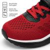 imageLamincoa ToddlerLittle Kids Boys Girls Lightweight Sneakers UnisexChild Air Running NonSlip Athletic Tennis ShoesRed