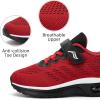 imageLamincoa ToddlerLittle Kids Boys Girls Lightweight Sneakers UnisexChild Air Running NonSlip Athletic Tennis ShoesRed