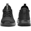 imageLamincoa Women Slip on Walking Sneakers Non Slip Running Shoes Lightweight Sport Gym Casual Shoes Workout Tennis Sneakers for WomenBlack