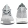 imageLamincoa Women Slip on Walking Sneakers Non Slip Running Shoes Lightweight Sport Gym Casual Shoes Workout Tennis Sneakers for WomenLightgrey