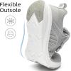 imageLamincoa Women Slip on Walking Sneakers Non Slip Running Shoes Lightweight Sport Gym Casual Shoes Workout Tennis Sneakers for WomenLightgrey
