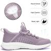 imageLamincoa Women Slip on Walking Sneakers Non Slip Running Shoes Lightweight Sport Gym Casual Shoes Workout Tennis Sneakers for WomenLightpurple