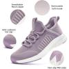 imageLamincoa Women Slip on Walking Sneakers Non Slip Running Shoes Lightweight Sport Gym Casual Shoes Workout Tennis Sneakers for WomenLightpurple