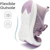 imageLamincoa Women Slip on Walking Sneakers Non Slip Running Shoes Lightweight Sport Gym Casual Shoes Workout Tennis Sneakers for WomenLightpurple