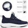 imageLamincoa Women Slip on Walking Sneakers Non Slip Running Shoes Lightweight Sport Gym Casual Shoes Workout Tennis Sneakers for WomenNavy
