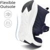 imageLamincoa Women Slip on Walking Sneakers Non Slip Running Shoes Lightweight Sport Gym Casual Shoes Workout Tennis Sneakers for WomenNavy