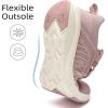 imageLamincoa Women Slip on Walking Sneakers Non Slip Running Shoes Lightweight Sport Gym Casual Shoes Workout Tennis Sneakers for WomenPink
