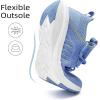 imageLamincoa Women Slip on Walking Sneakers Non Slip Running Shoes Lightweight Sport Gym Casual Shoes Workout Tennis Sneakers for WomenSky Blue