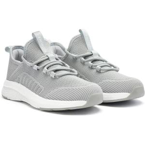 imageLamincoa Women Slip on Walking Sneakers Non Slip Running Shoes Lightweight Sport Gym Casual Shoes Workout Tennis Sneakers for WomenLightgrey