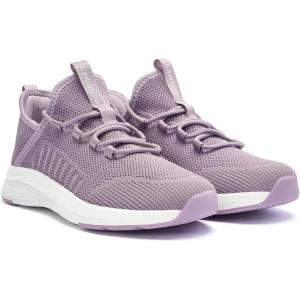 imageLamincoa Women Slip on Walking Sneakers Non Slip Running Shoes Lightweight Sport Gym Casual Shoes Workout Tennis Sneakers for WomenLightpurple