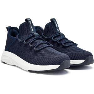 imageLamincoa Women Slip on Walking Sneakers Non Slip Running Shoes Lightweight Sport Gym Casual Shoes Workout Tennis Sneakers for WomenNavy