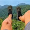 imageLamincoa Wide Mens Sneakers Hiking Walking Lightweight Breathable Shoe NonSlip Outdoor Sports Trail Running Tennis SneakerArmygreen