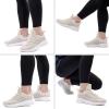imageLamincoa Women Walking Shoes Non Slip Running Sneakers Lightweight Athletic Gym Workout Tennis ShoesBeige