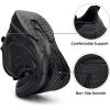 imageLamincoa Women Walking Shoes Non Slip Running Sneakers Lightweight Athletic Gym Workout Tennis ShoesBlack