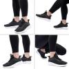 imageLamincoa Women Walking Shoes Non Slip Running Sneakers Lightweight Athletic Gym Workout Tennis ShoesBlackWhite