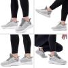 imageLamincoa Women Walking Shoes Non Slip Running Sneakers Lightweight Athletic Gym Workout Tennis ShoesGrey