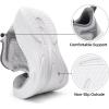 imageLamincoa Women Walking Shoes Non Slip Running Sneakers Lightweight Athletic Gym Workout Tennis ShoesGrey