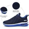 imageLamincoa Womens Running Shoes Gym Workout Tennis Walking Shoe Sneakers for Women BlackBlue Size 8