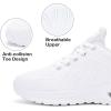 imageLamincoa Womens Running Shoes Lightweight Women Sneakers Cushion Walking Tennis Shoes for Women All White Size 10
