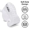 imageLamincoa Womens Running Shoes Lightweight Women Sneakers Cushion Walking Tennis Shoes for Women All White Size 10