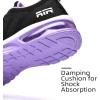 imageLamincoa Womens Running Shoes Lightweight Women Sneakers Cushion Walking Tennis Shoes for Women BlackPurple Size 65