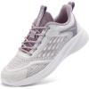 imageLamincoa Women Walking Shoes Non Slip Running Sneakers Lightweight Athletic Gym Workout Tennis ShoesPurple