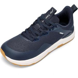 imageLamincoa Wide Mens Sneakers Walking Tennis Shoes Trail Running Shoe Outdoor Hiking SneakerBlue