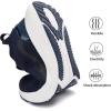 imageLamincoa Women Slip on Walking Shoes Lightweight Running Shoes Casual Workout Gym Tennis Sneakers for WomenBlue