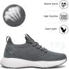 imageLamincoa Women Slip on Walking Shoes Lightweight Running Shoes Casual Workout Gym Tennis Sneakers for WomenDeep Grey
