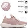 imageLamincoa Women Slip on Walking Shoes Lightweight Running Shoes Casual Workout Gym Tennis Sneakers for WomenPink