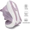 imageLamincoa Women Slip on Walking Shoes Lightweight Running Shoes Casual Workout Gym Tennis Sneakers for WomenPurple