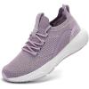 imageLamincoa Women Slip on Walking Shoes Lightweight Running Shoes Casual Workout Gym Tennis Sneakers for WomenPurple